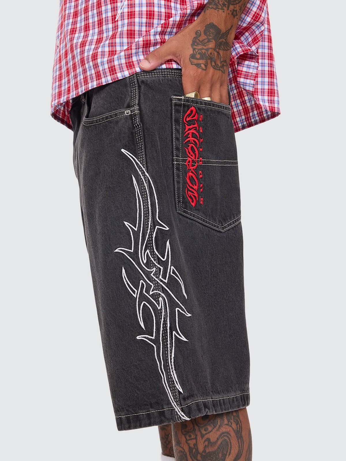 Pitted Big Dawg Jean Short Used Black - Image 2