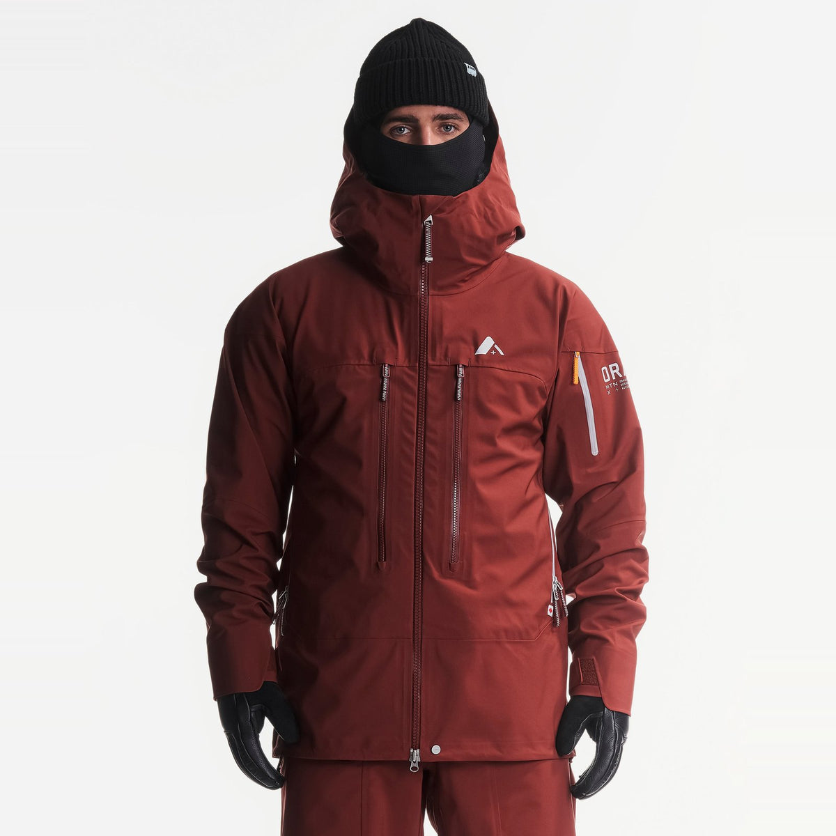 Mens Apex MTN-X 3L Jacket Garnet - Image 2