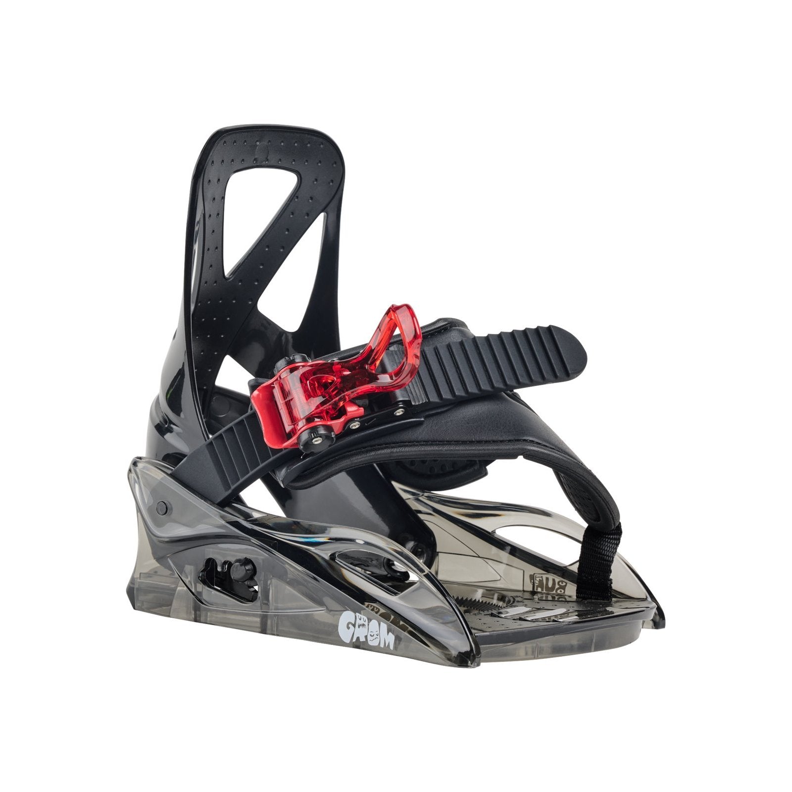 Kids Grom Disc Snowboard Bindings Black - Image 2