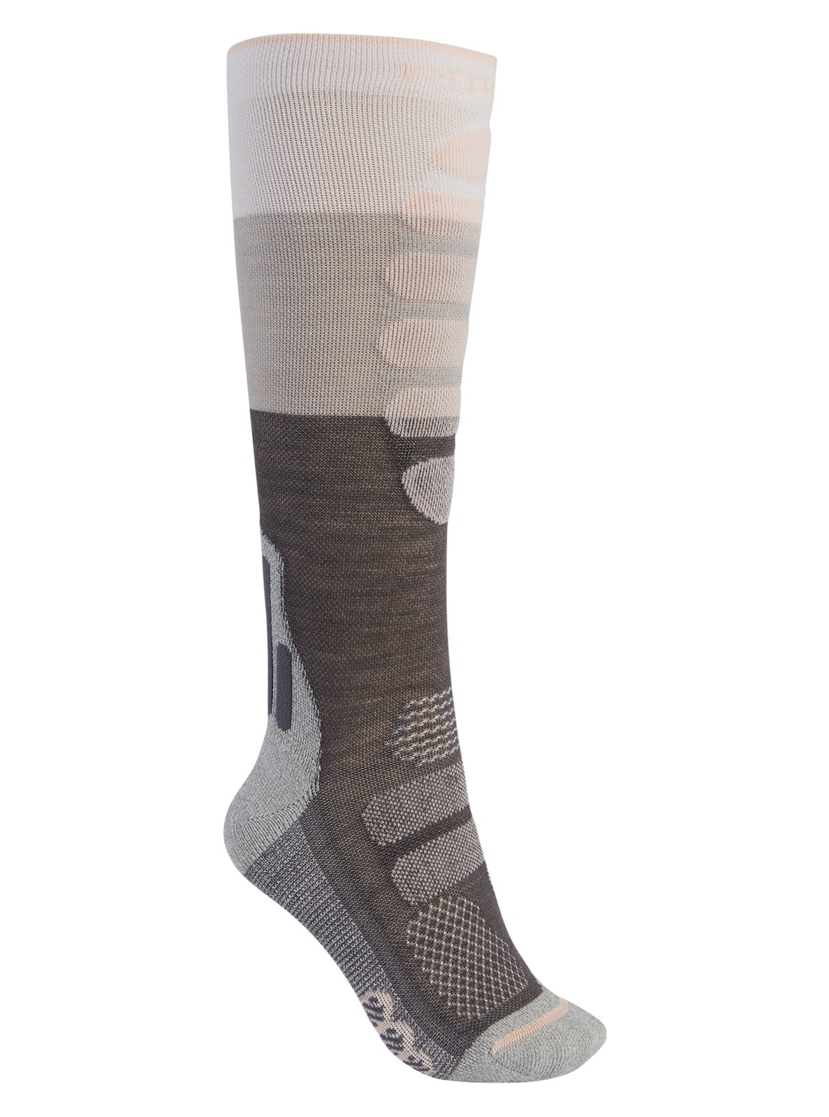 Womens Performance + Lightweight Compression Socks Stout White - Image 2
