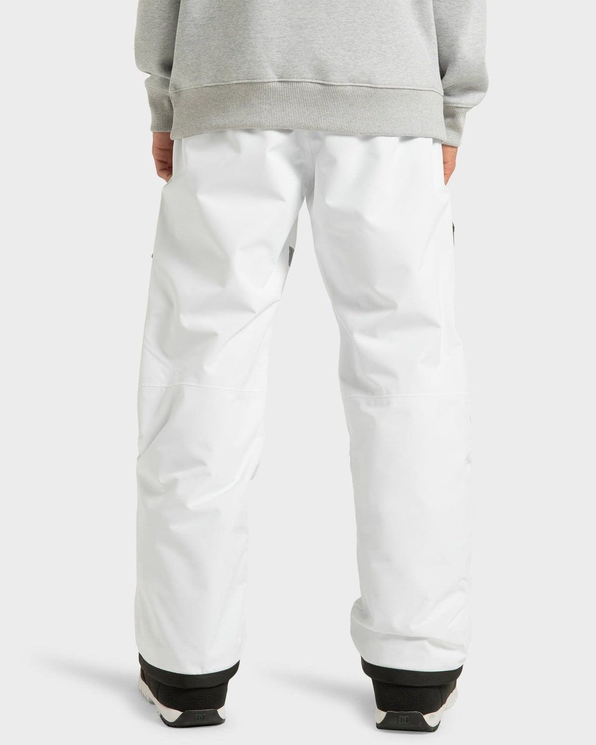 Mens Squadron 30K Snowboard Pants White - Image 2