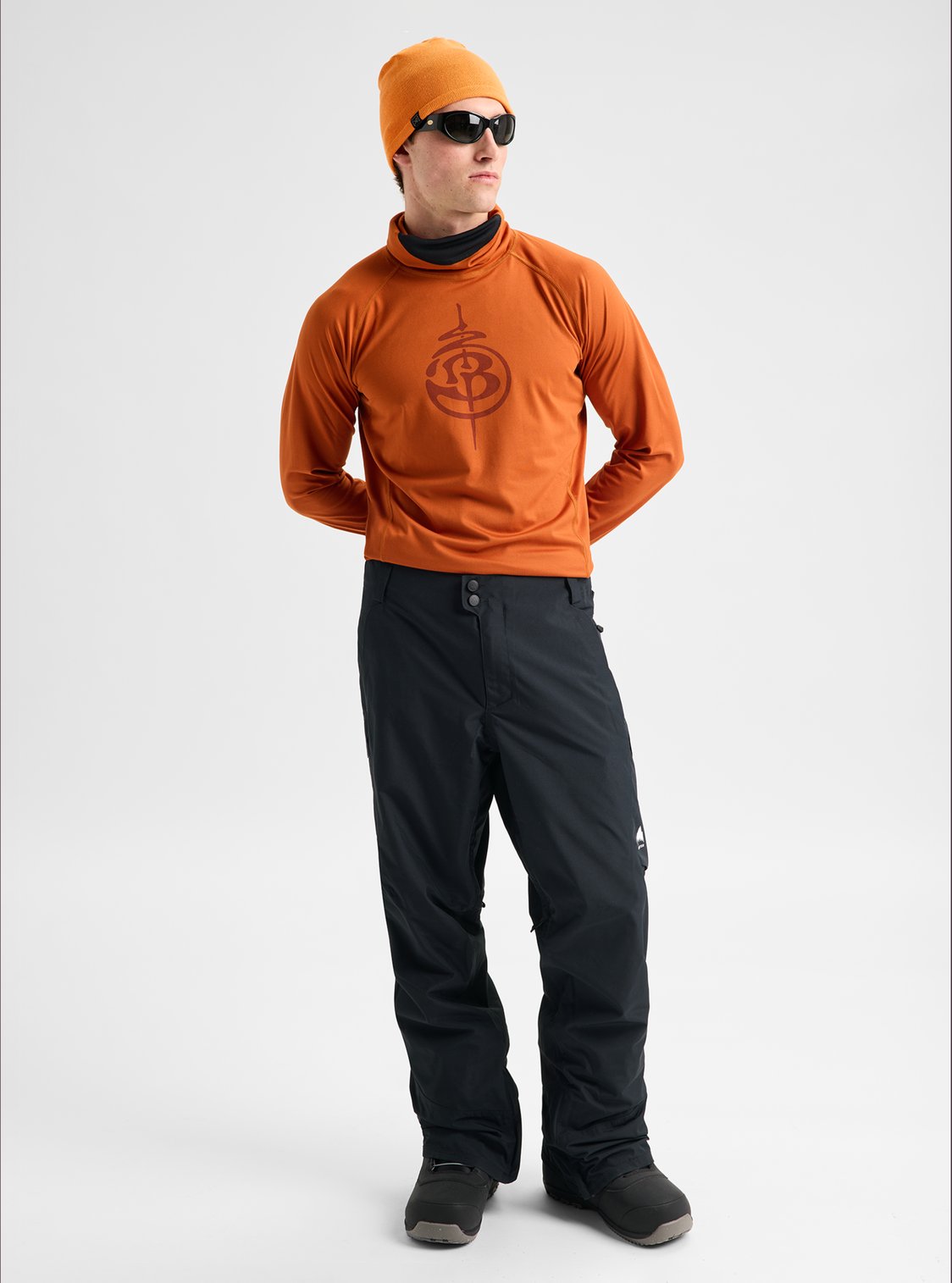 Mens Reserve 2L Tall Pants True Black - Image 2