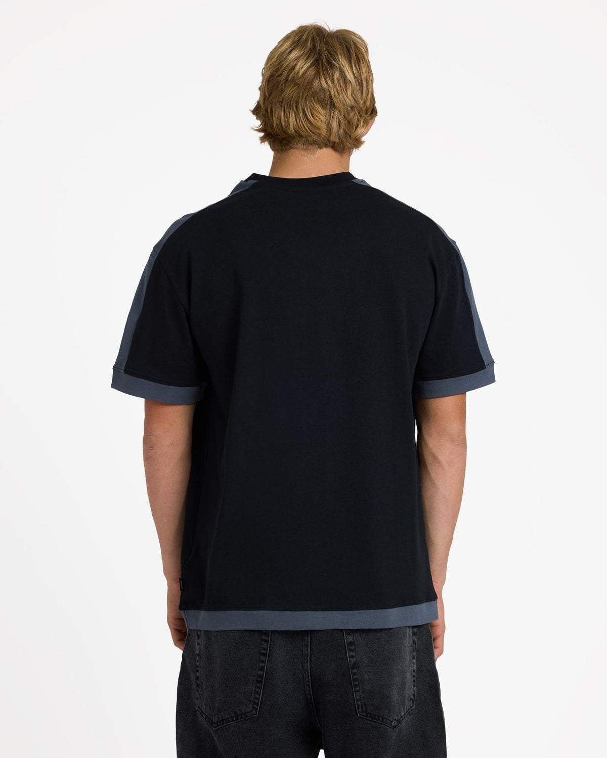 Mens Av-2 T-Shirt Black/Turbulence - Image 2