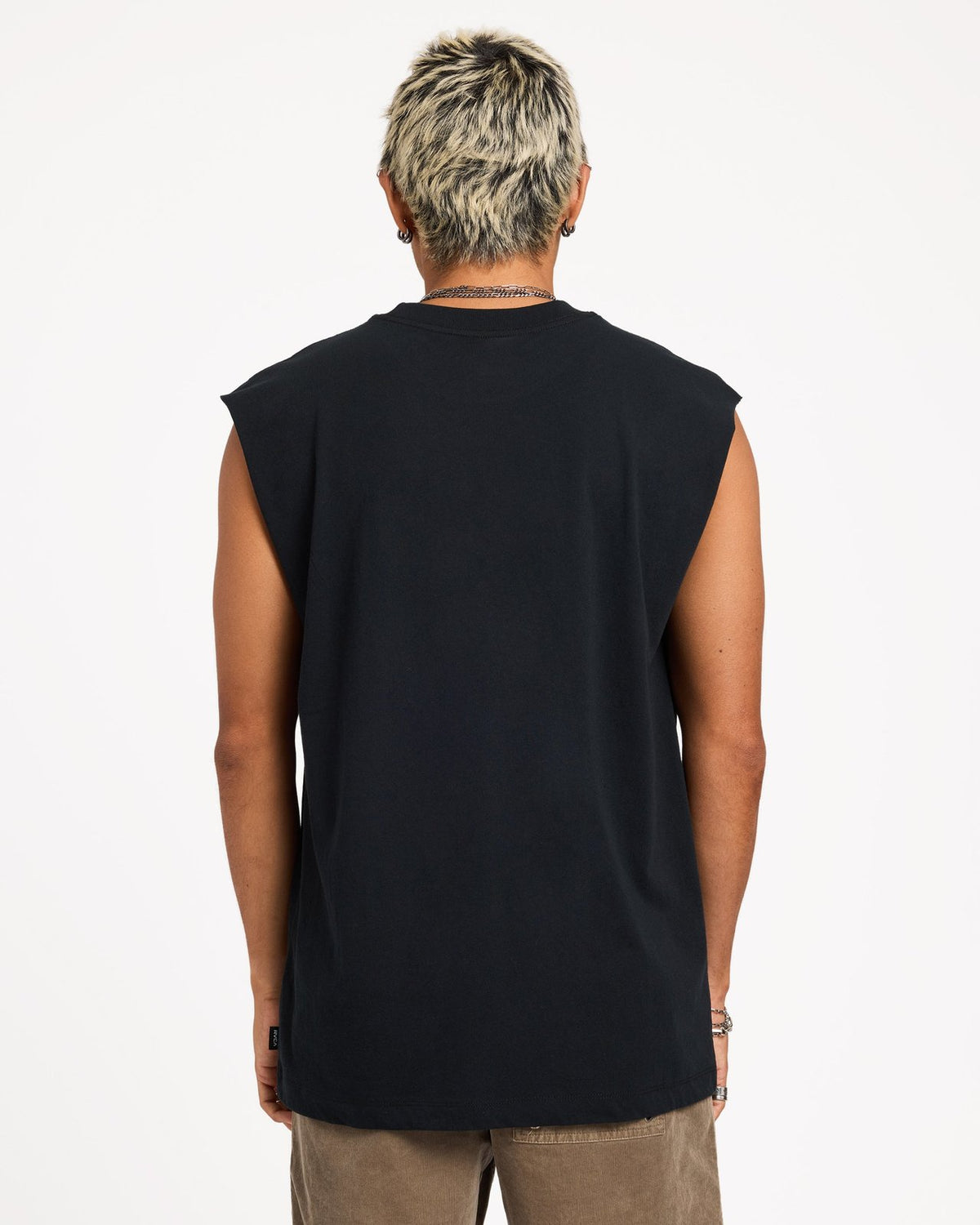 Mens Old Muscle Rvca Black - Image 2