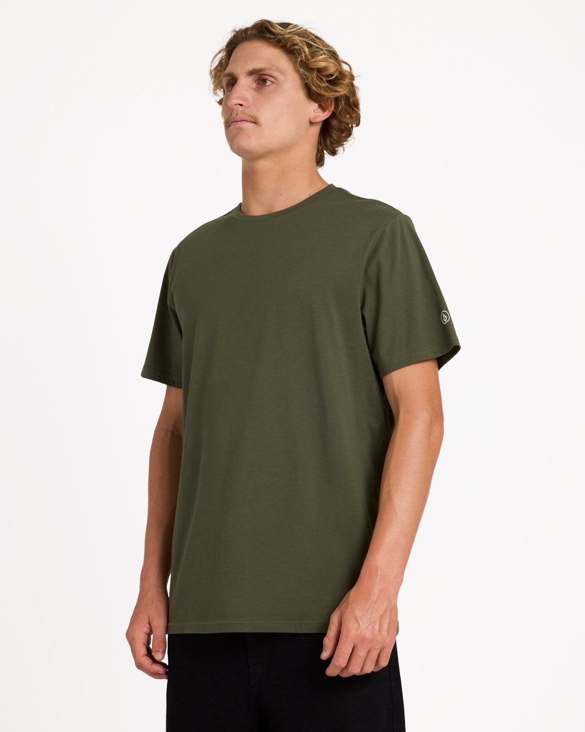 Aus Solid Short Sleeve Tee Squadron Green - Image 2