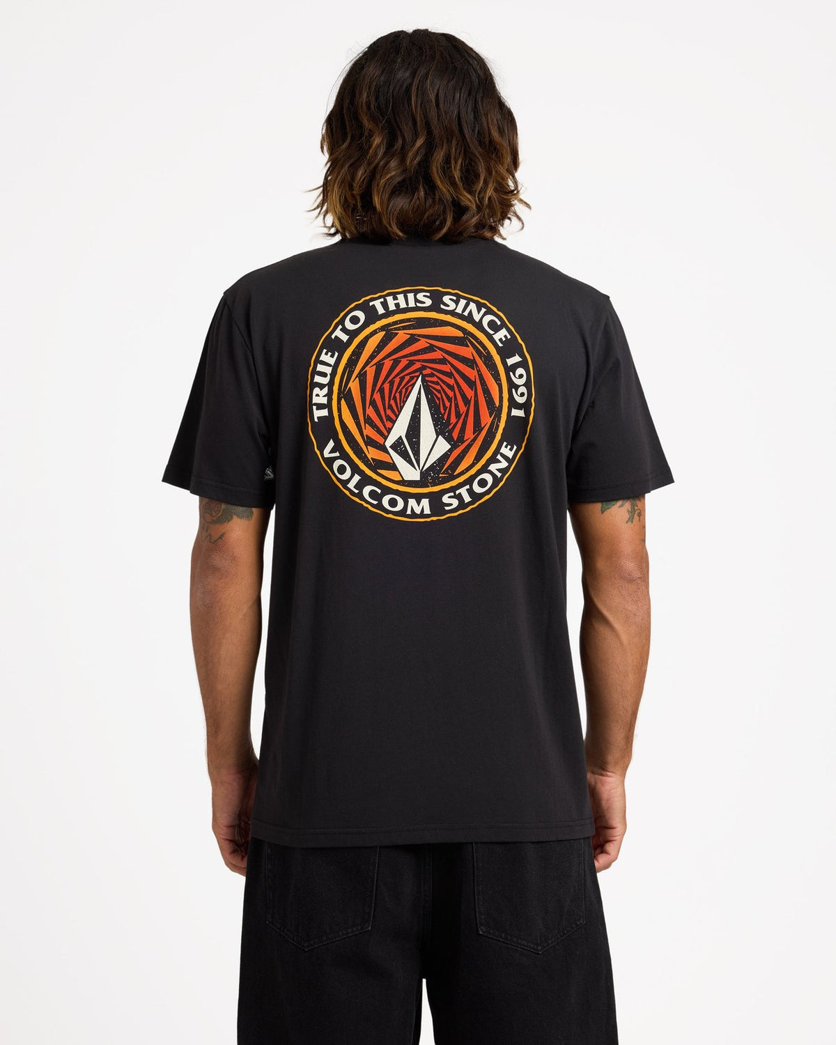 Mens Warpstone T-Shirt Black - Image 2