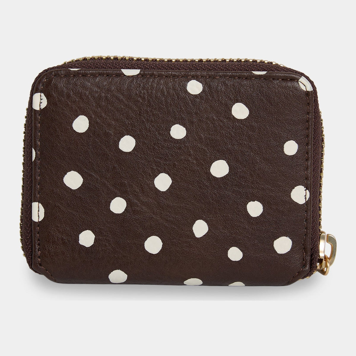 Womens Mini Clutch Wallet Chocolate Brown - Image 2