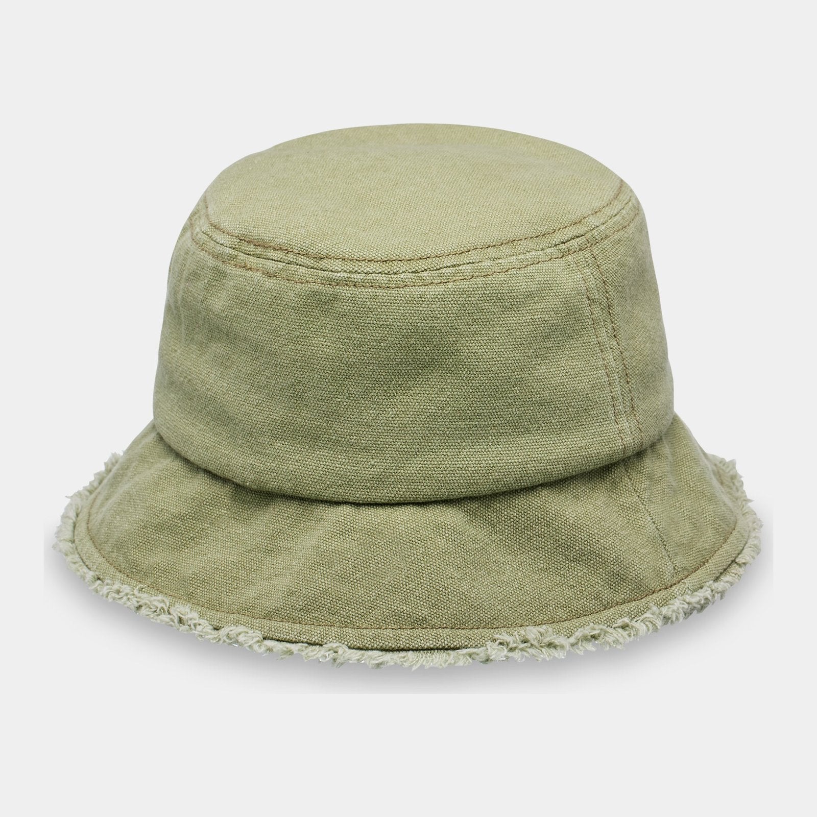 Womens Victim Of Love Bucket Hat Oil Green - Image 2