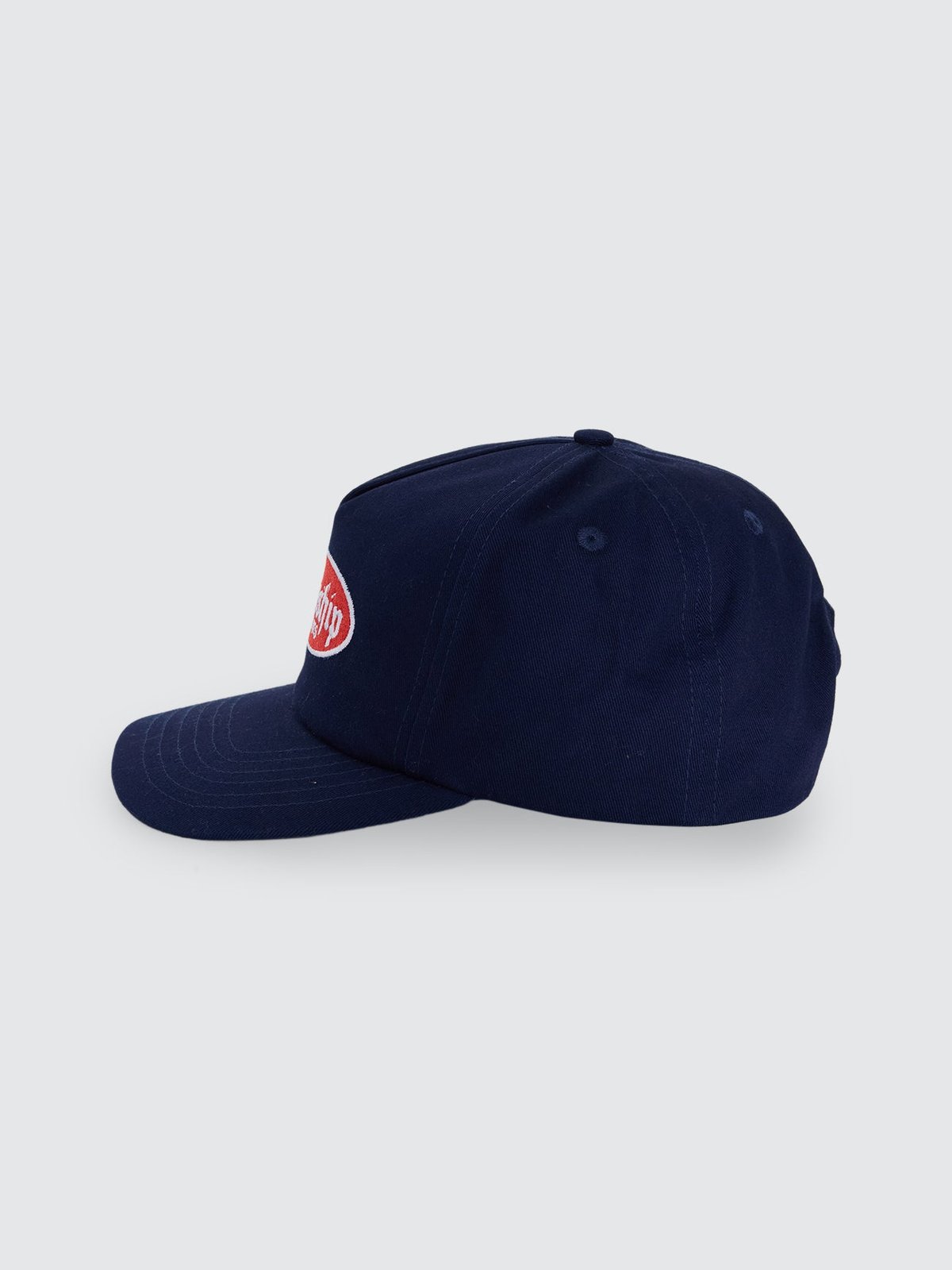 Rise 5 Panel Hat Navy - Image 2