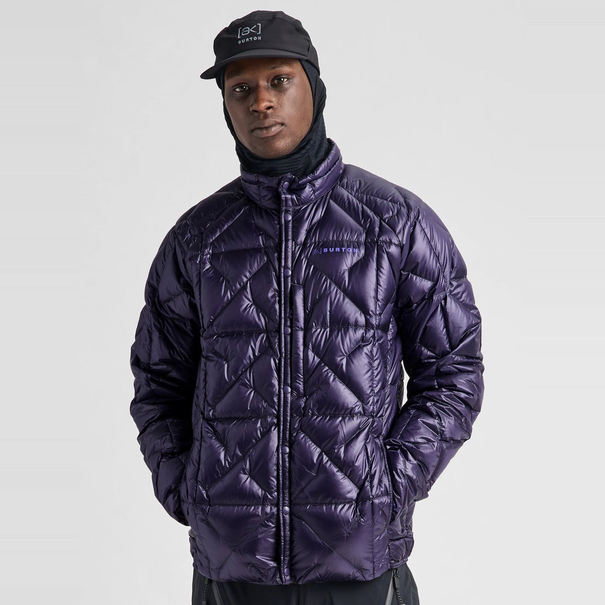 Mens [Ak] Baker Ultralight Down Jacket Nightshade Purple - Image 2