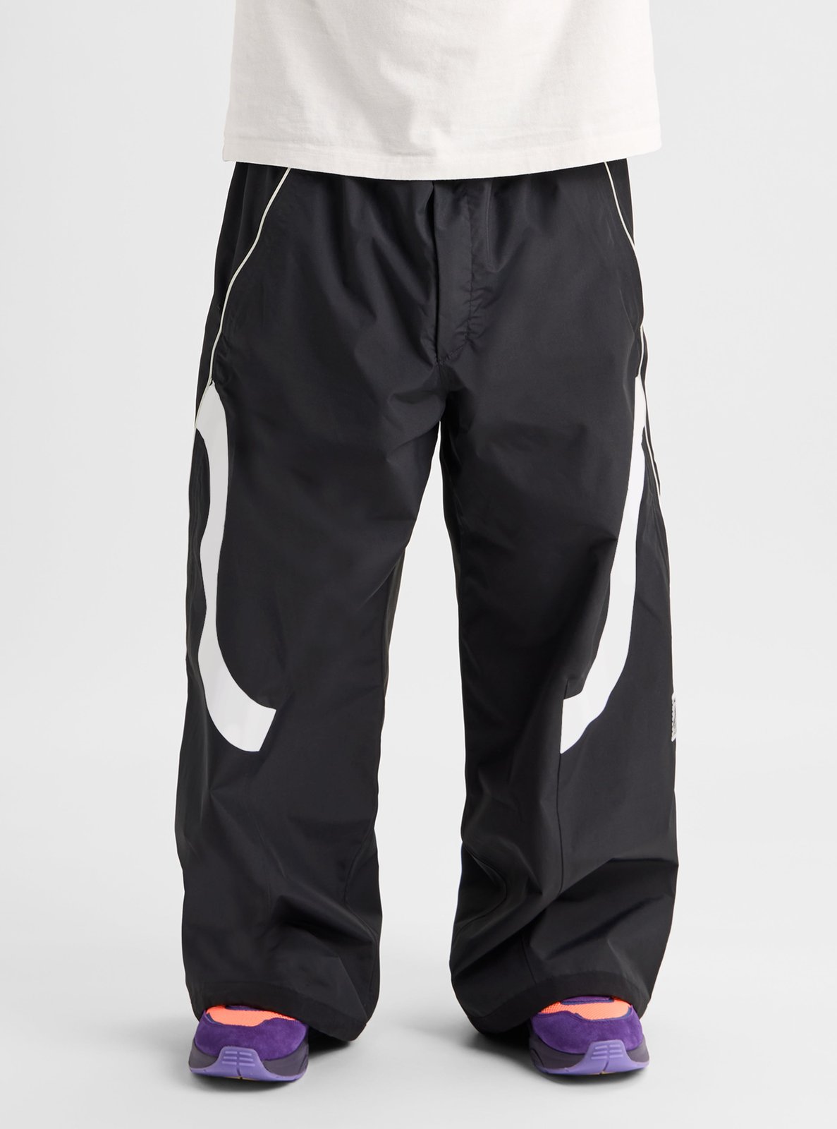 Mens 2L Baggy Simple Pants True Black - Image 2