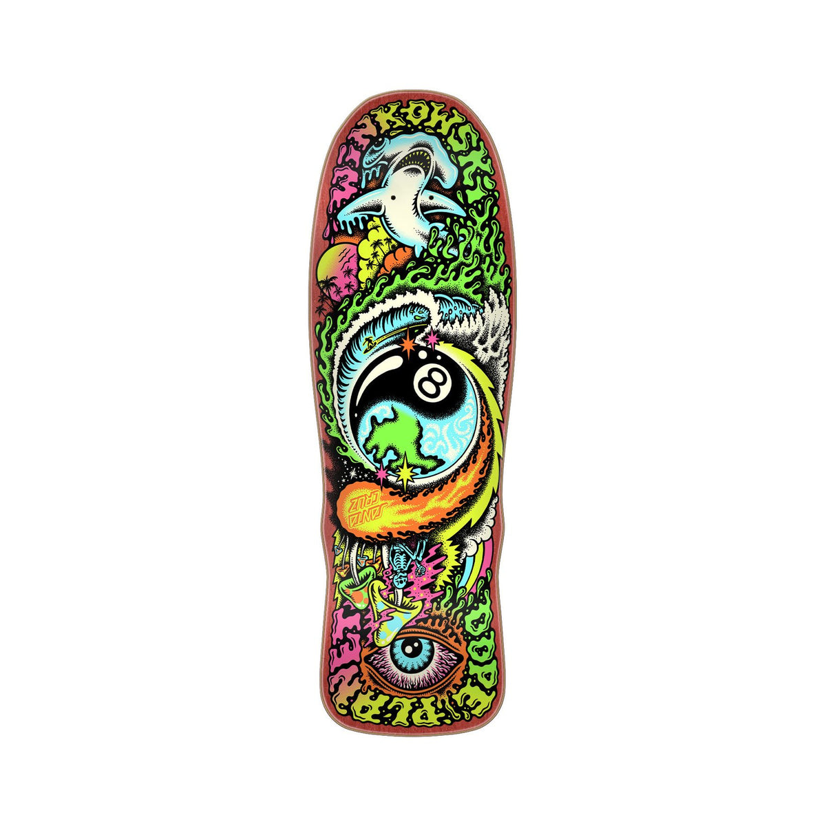 8.75In Erick Winkowski Dope Planet Micro Freaks Skateboard Deck - - Image 2