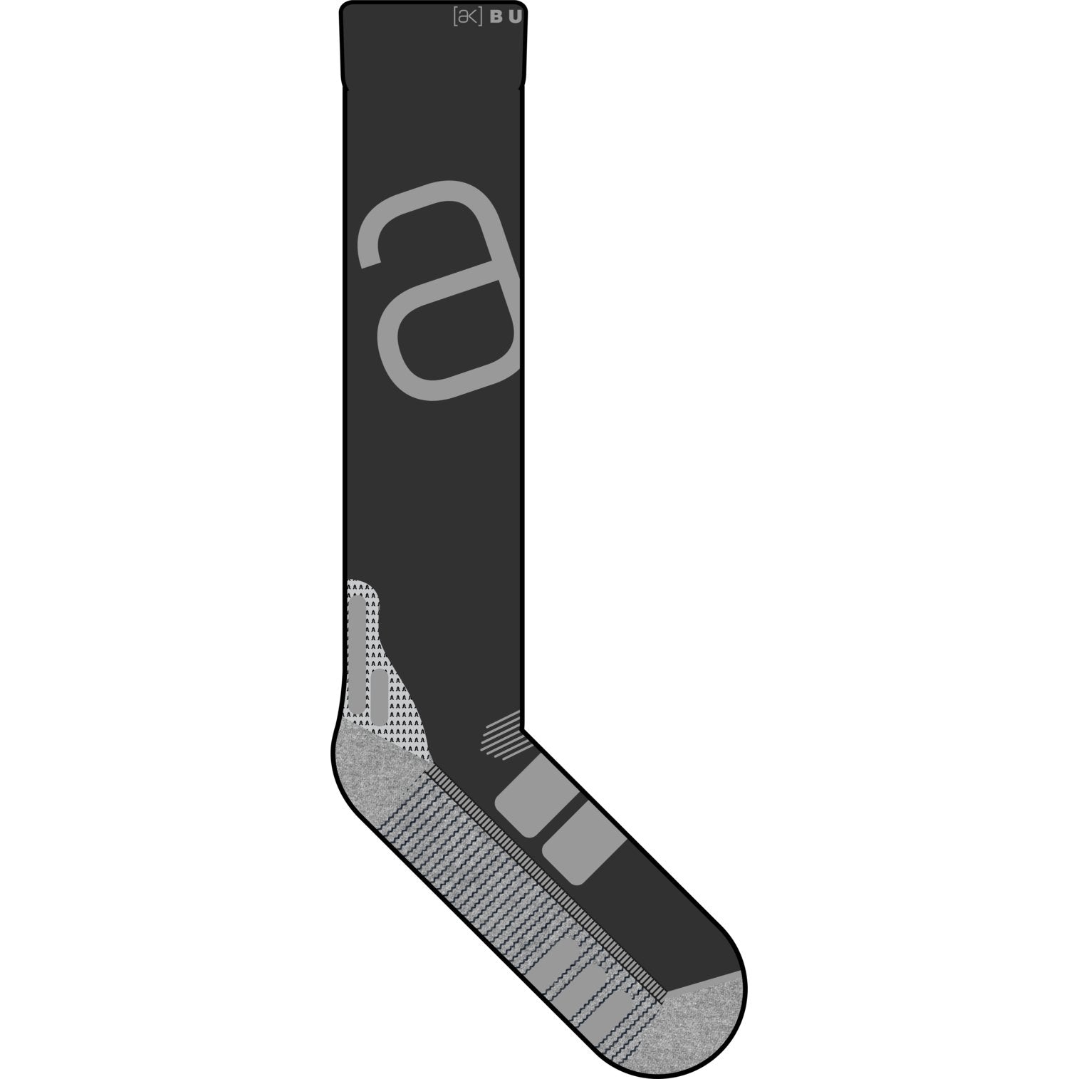 [Ak] Performance+ Sock True Black - Image 2
