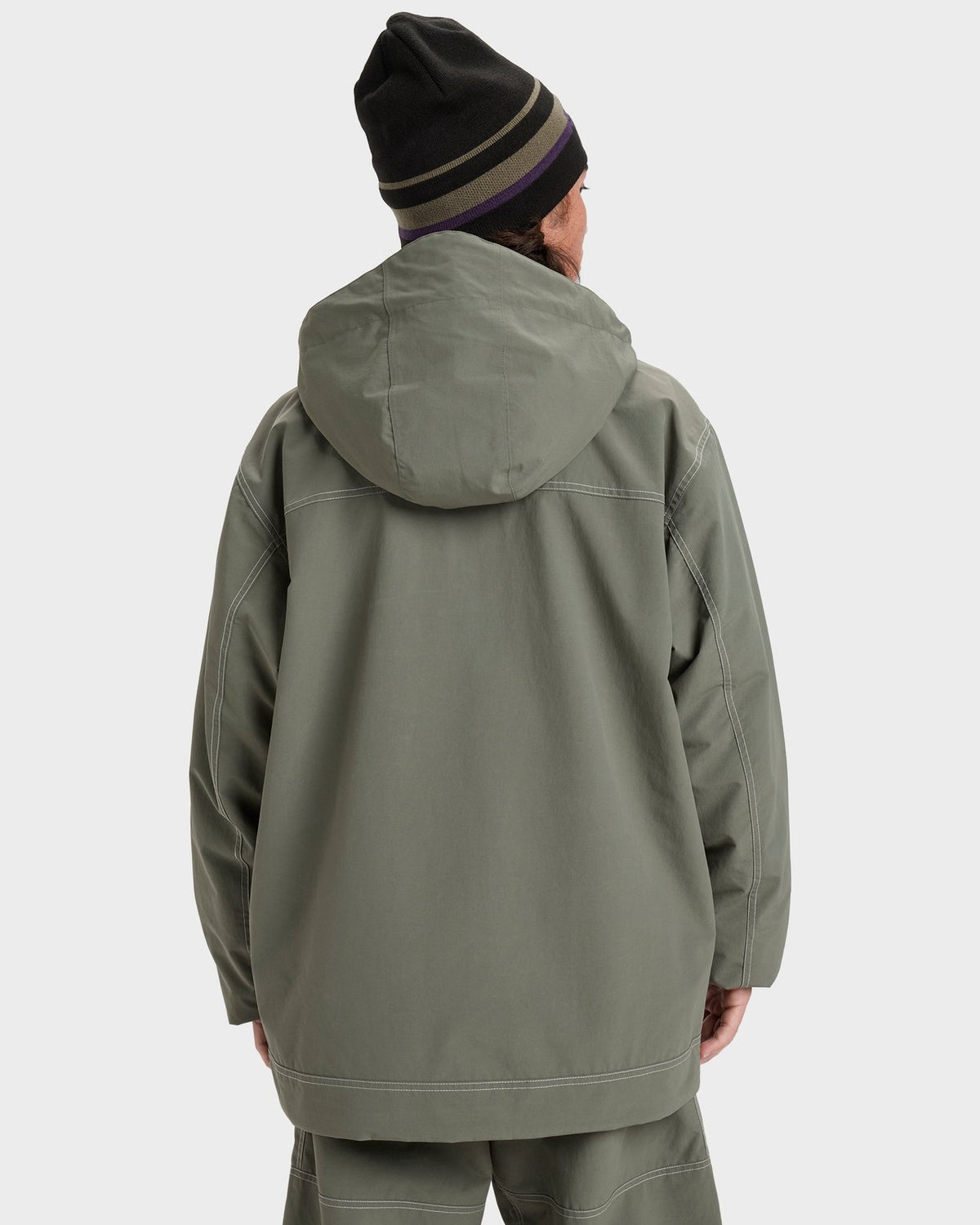 Mens Live Wire Snow Jacket Dusty Olive - Image 2