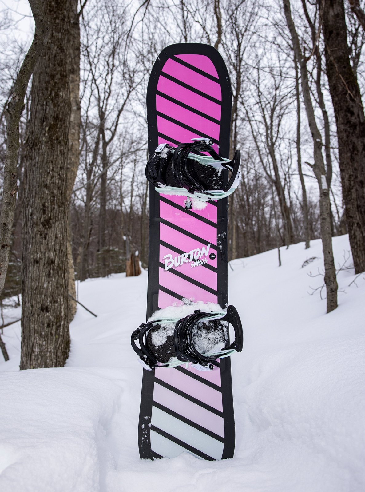 Kids Smalls Flat Top Snowboard Pink - Image 2