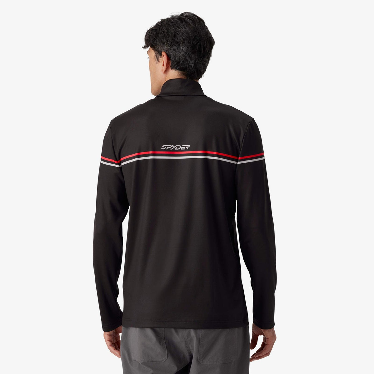 Mens Legacy Quarter Zip Black - Image 3