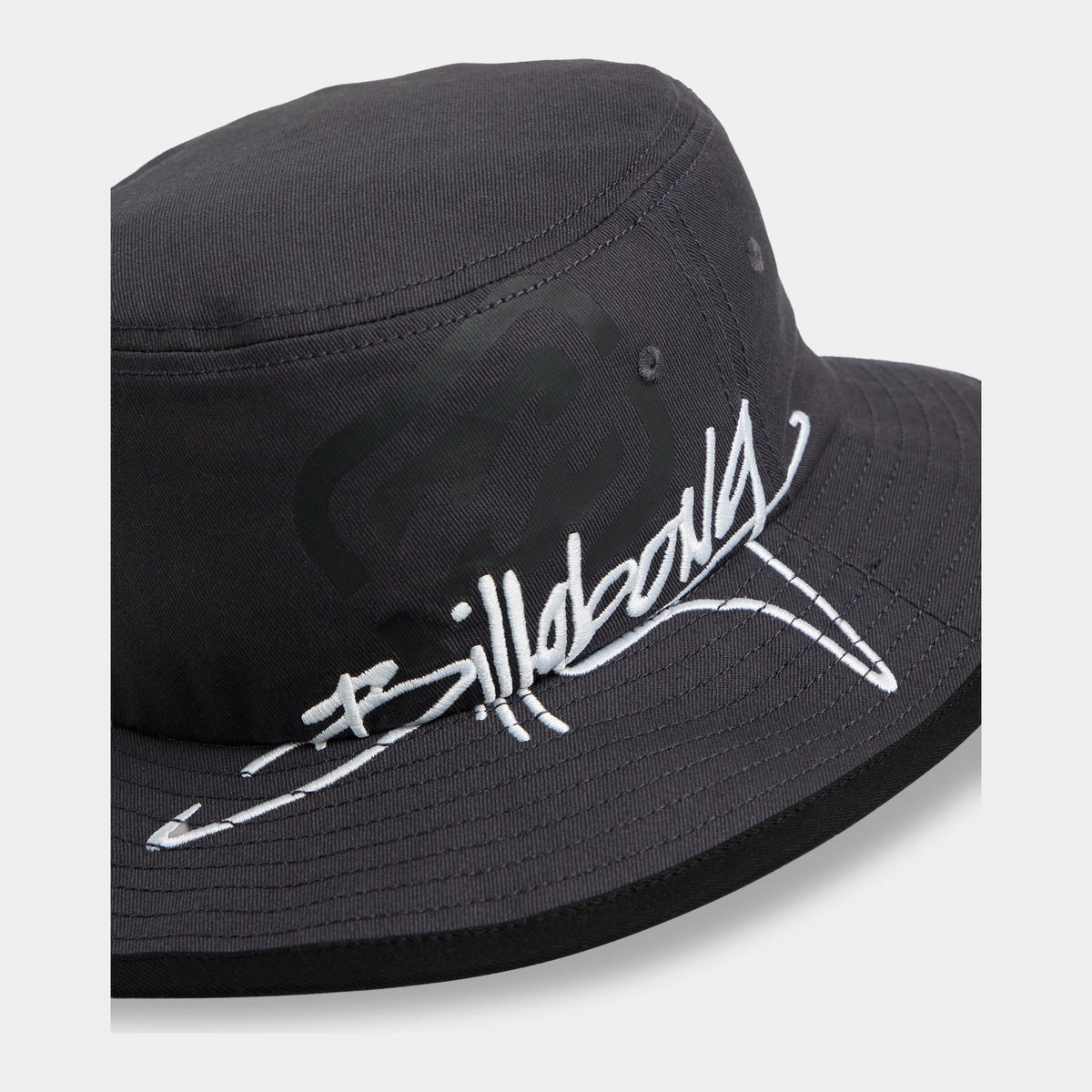 Mens Script Boonie Hat Raven - Image 3
