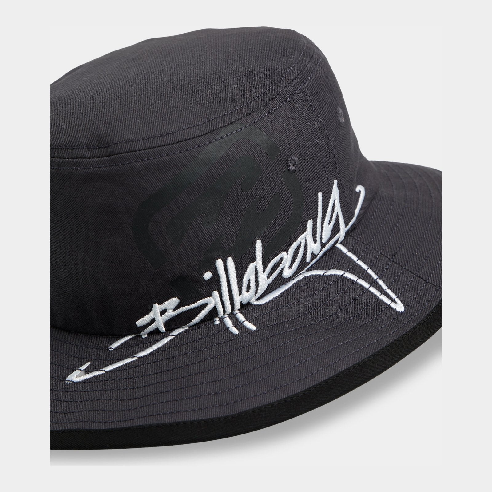 Mens Script Boonie Hat Raven - Image 3