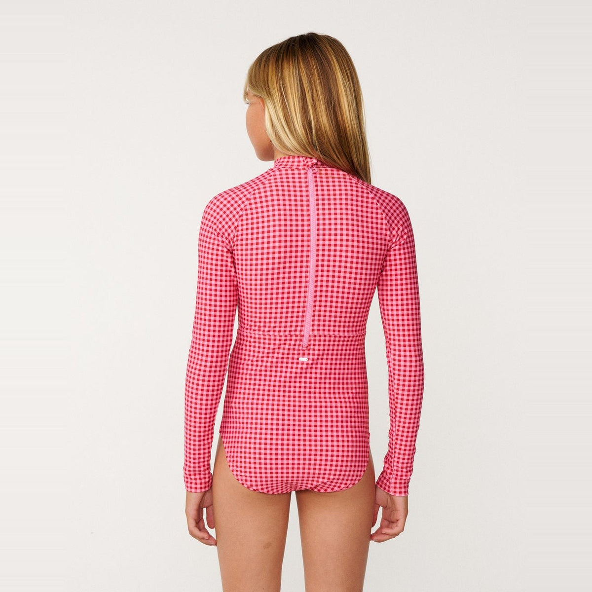 Kids Nova Era Long Sleeve Surfsuit Deep Red/Pink - Image 3