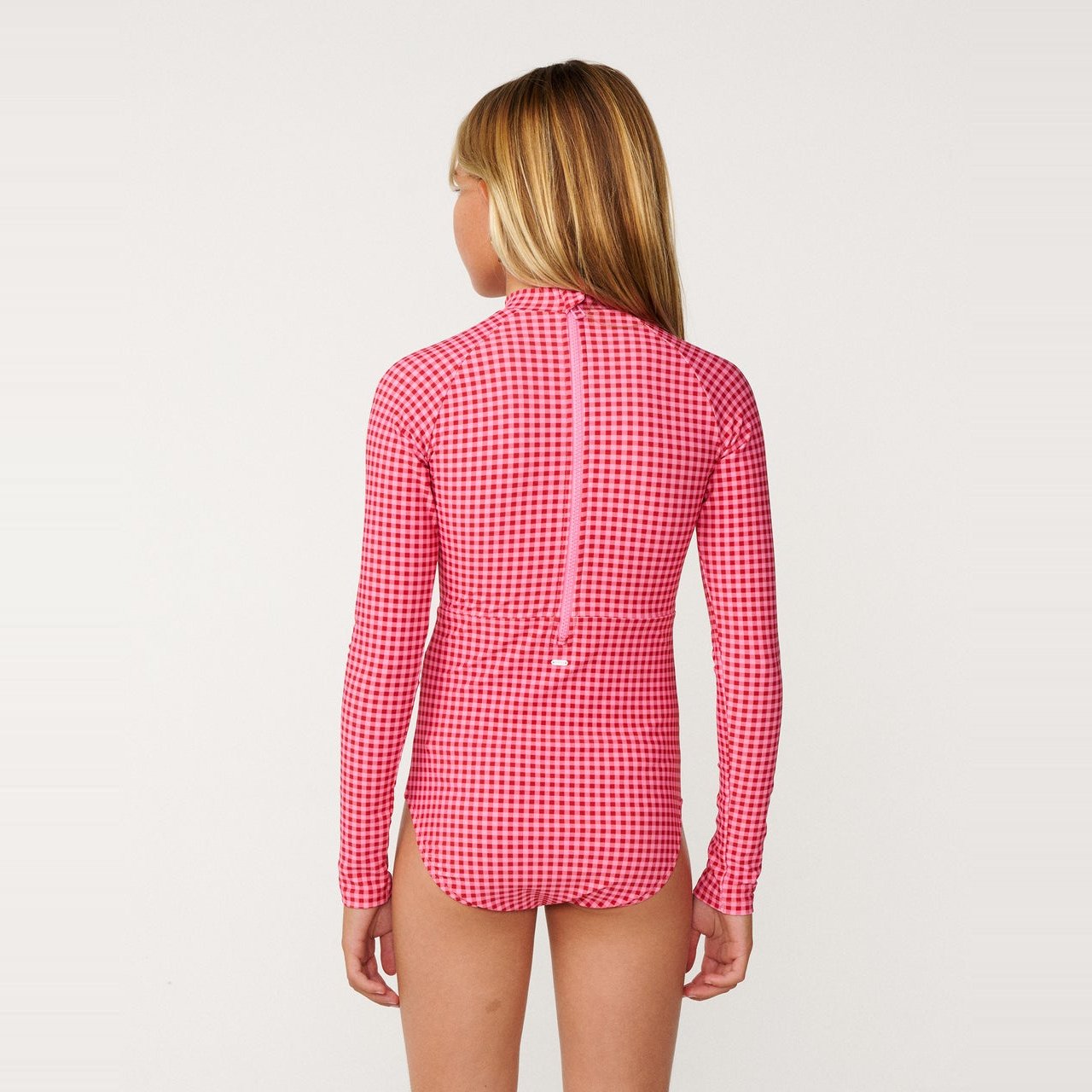 Kids Nova Era Long Sleeve Surfsuit Deep Red/Pink - Image 3