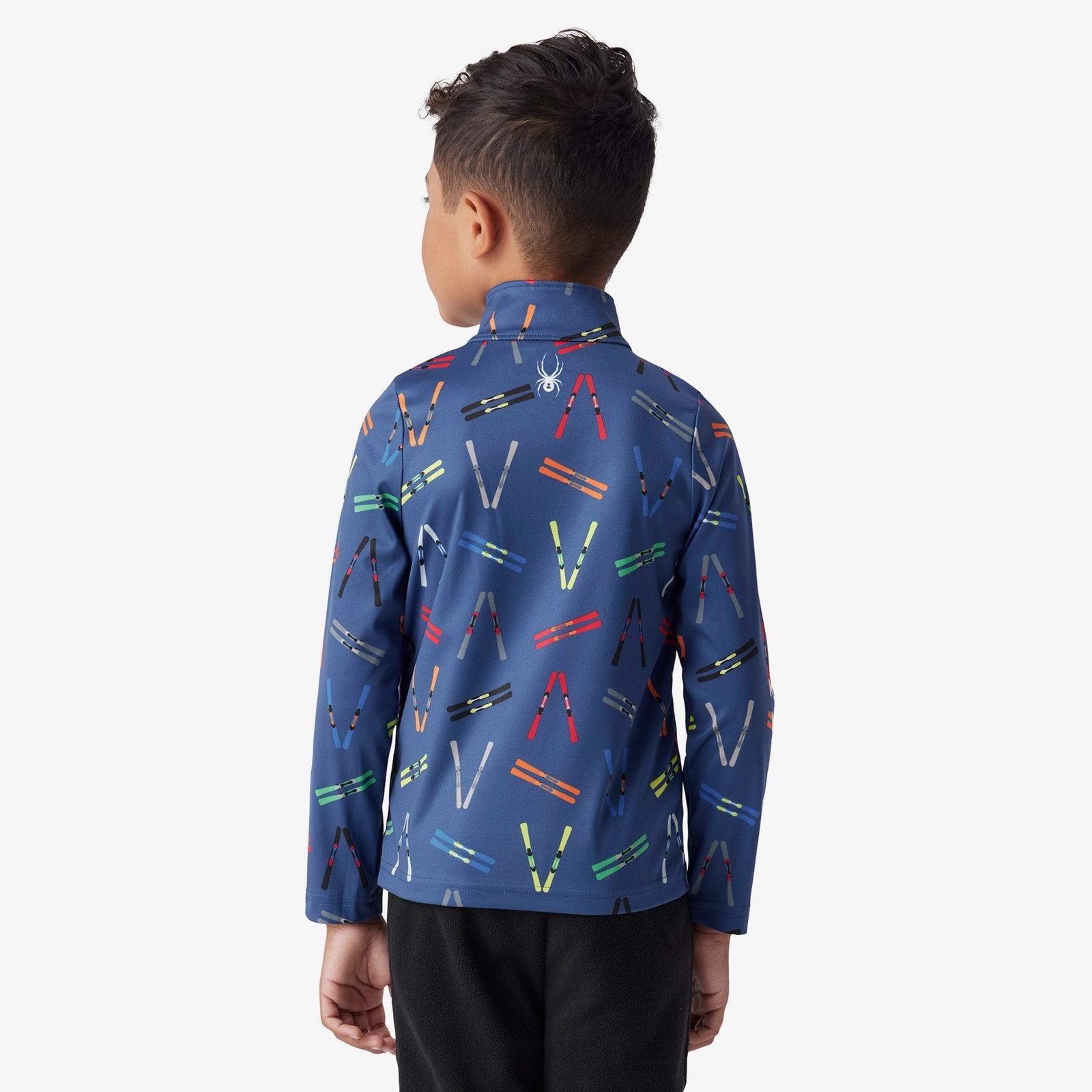 Boys Challenge Quarter Zip Indigo - Image 3