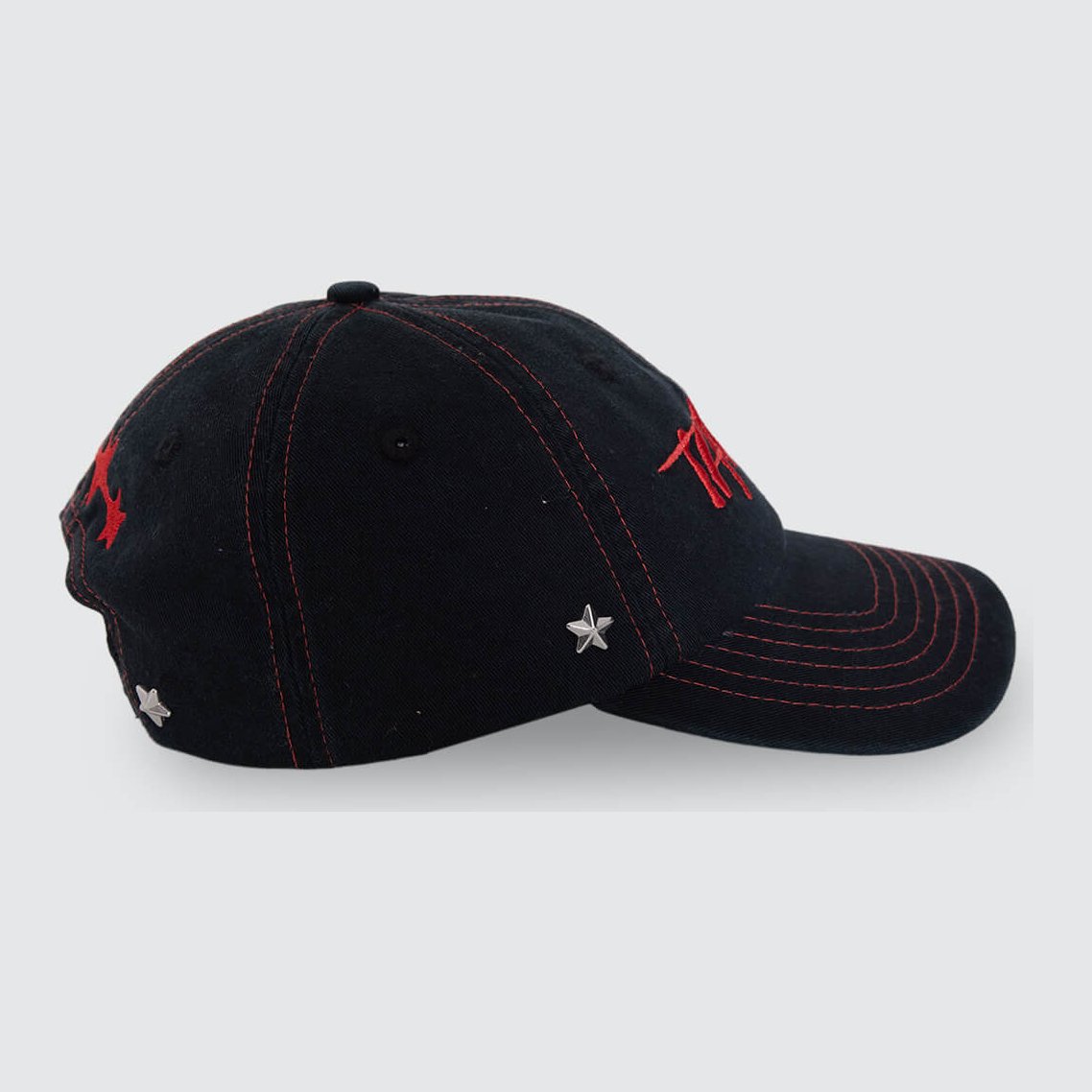 Heater Shallow 6 Panel Cap Black - Image 3