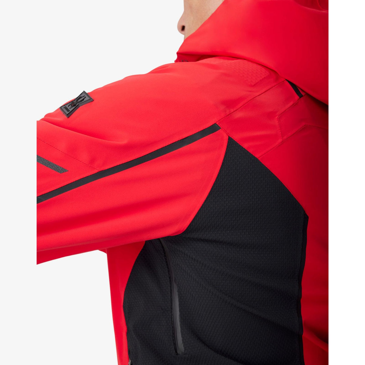 Mens Monterosa Jacket Spyder Red - Image 3