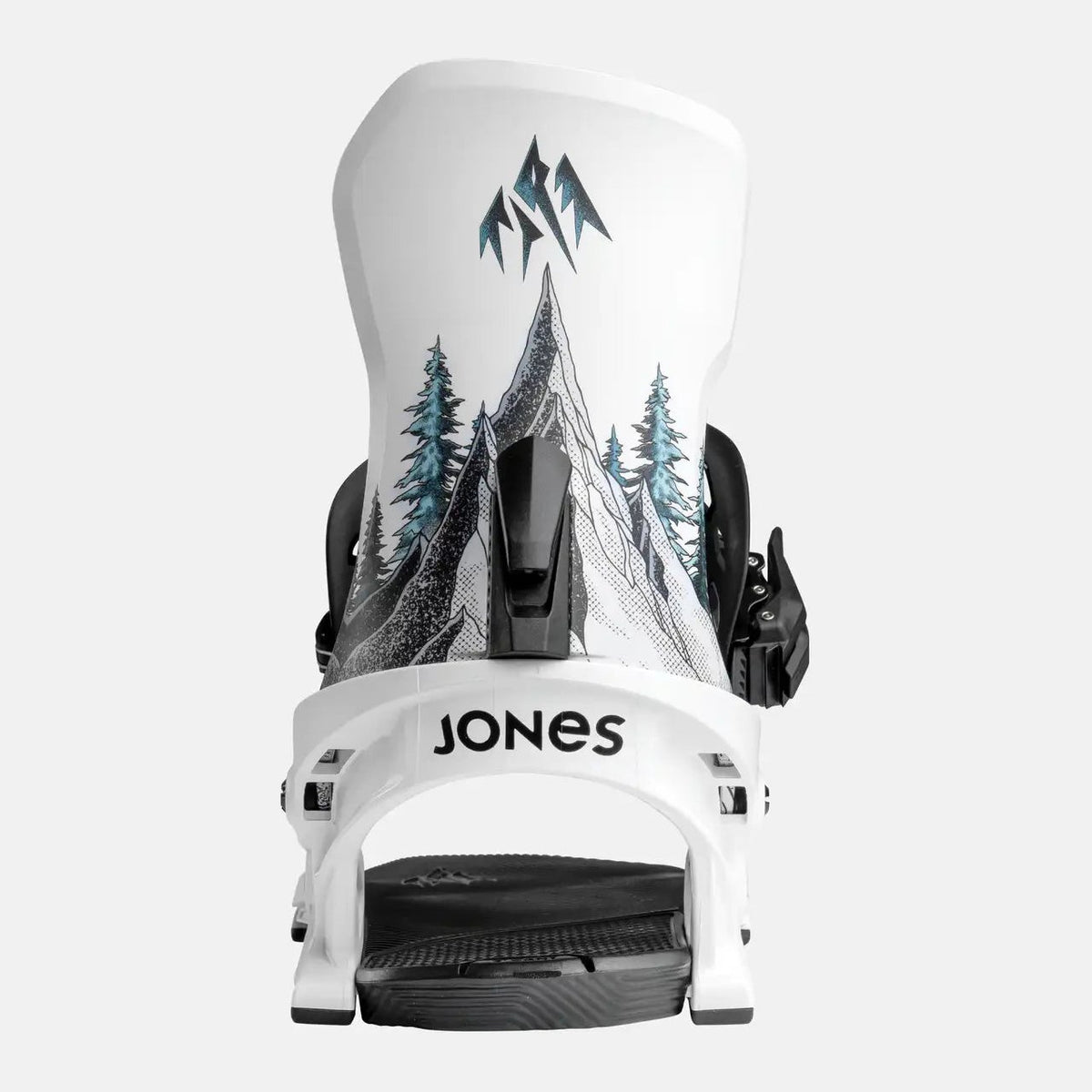 Mens Meteorite Snowboard Bindings Rallycat White - Image 3