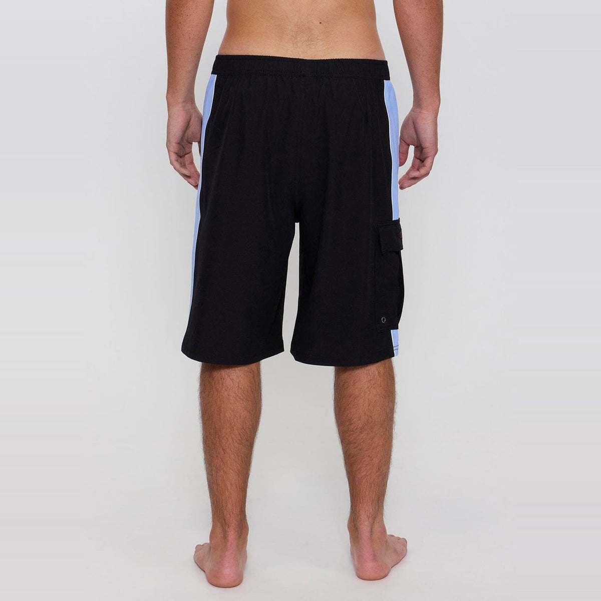 Mad Dogs Big Slacker Elastic Board Shorts Black - Image 3