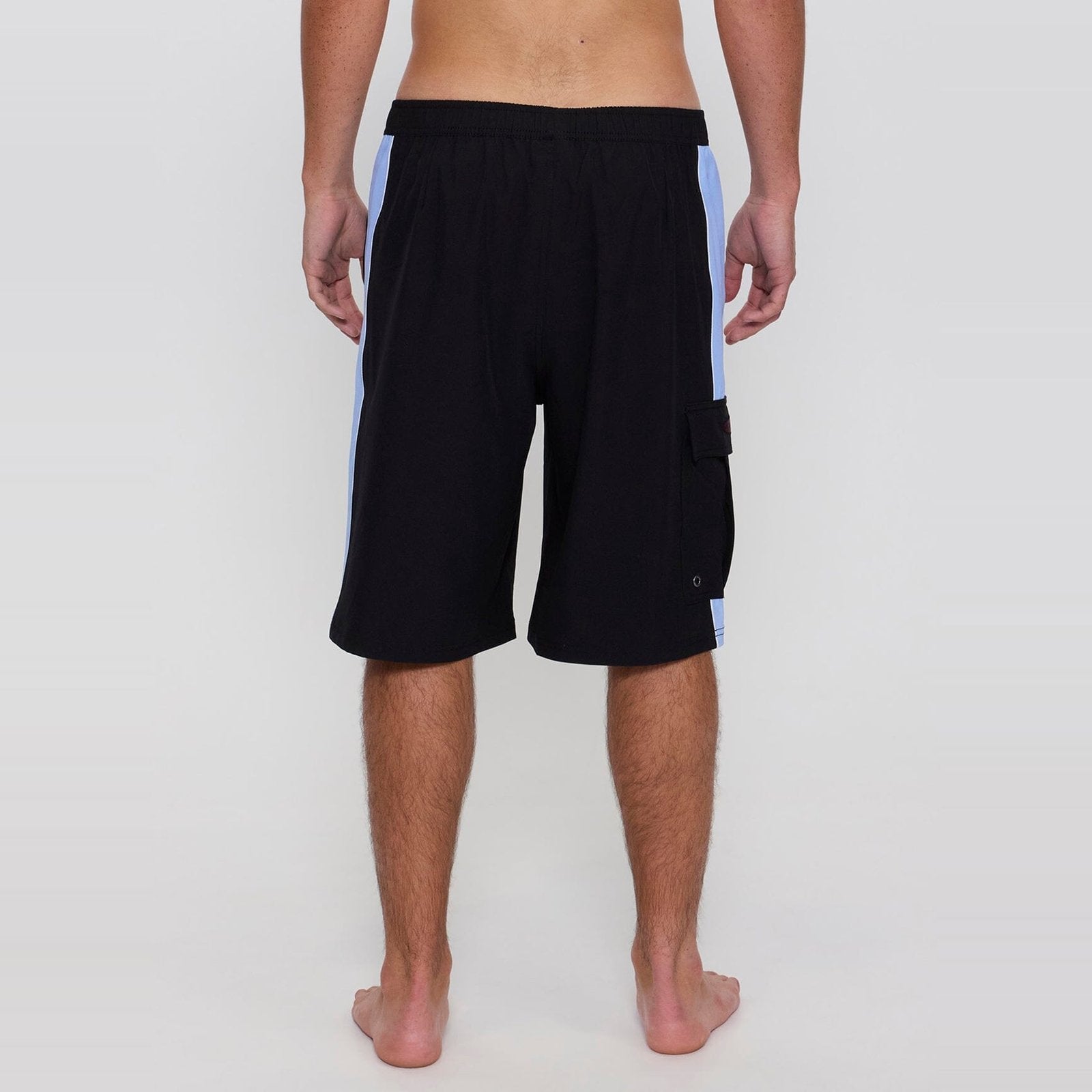 Mad Dogs Big Slacker Elastic Board Shorts Black - Image 3