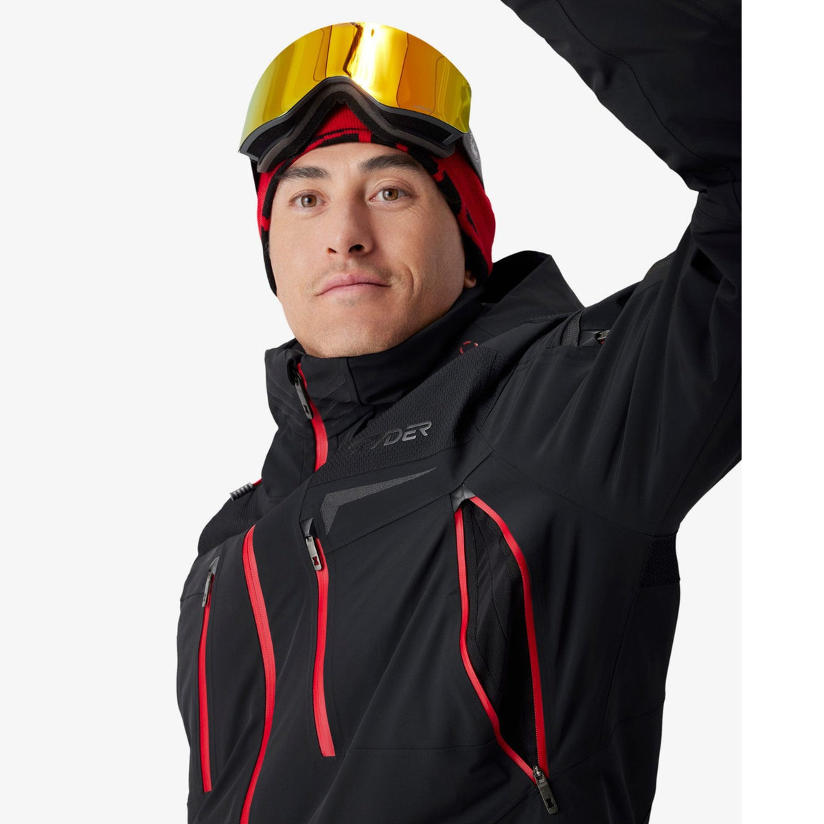 Mens Pinnacle Jacket Black - Image 3