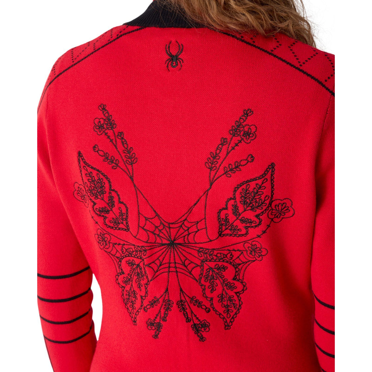 Womens Spritz Ski Sweater Spyder Red - Image 3