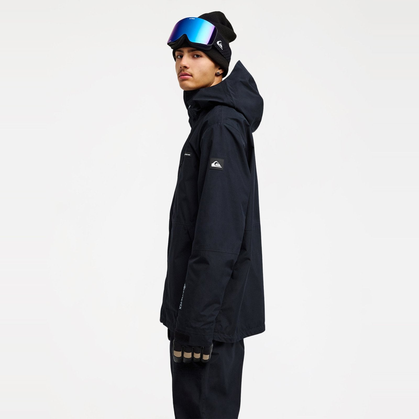 Mens Mission Gore-Tex Snow Jacket True Black - Image 3