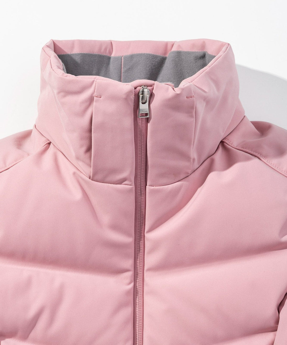 Womens Seamless Down Jacket Light Pink - Image 30