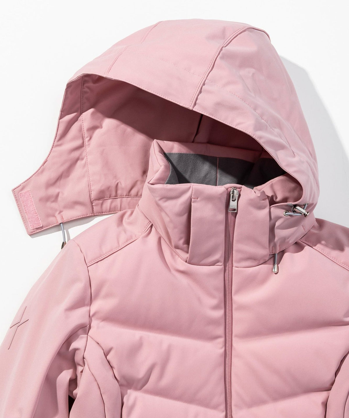 Womens Seamless Down Jacket Light Pink - Image 31