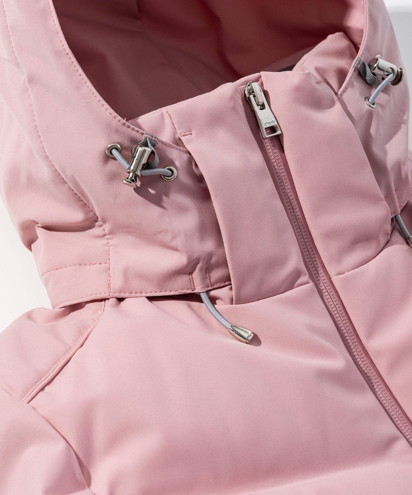 Womens Seamless Down Jacket Light Pink - Image 32