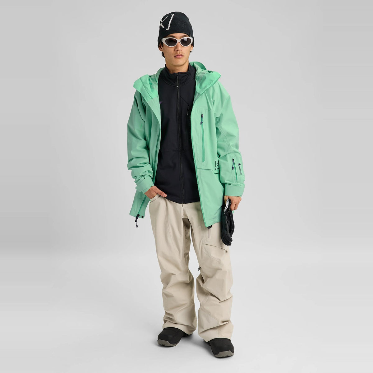 Mens [Ak] Cyclic Gore-Tex 2L Jacket Green Voltage - Image 32