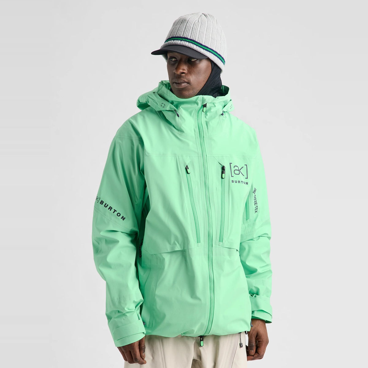 Mens [Ak] Hover Gore-Tex C-Knit 3L Stretch Jacket Green Voltage - Image 33