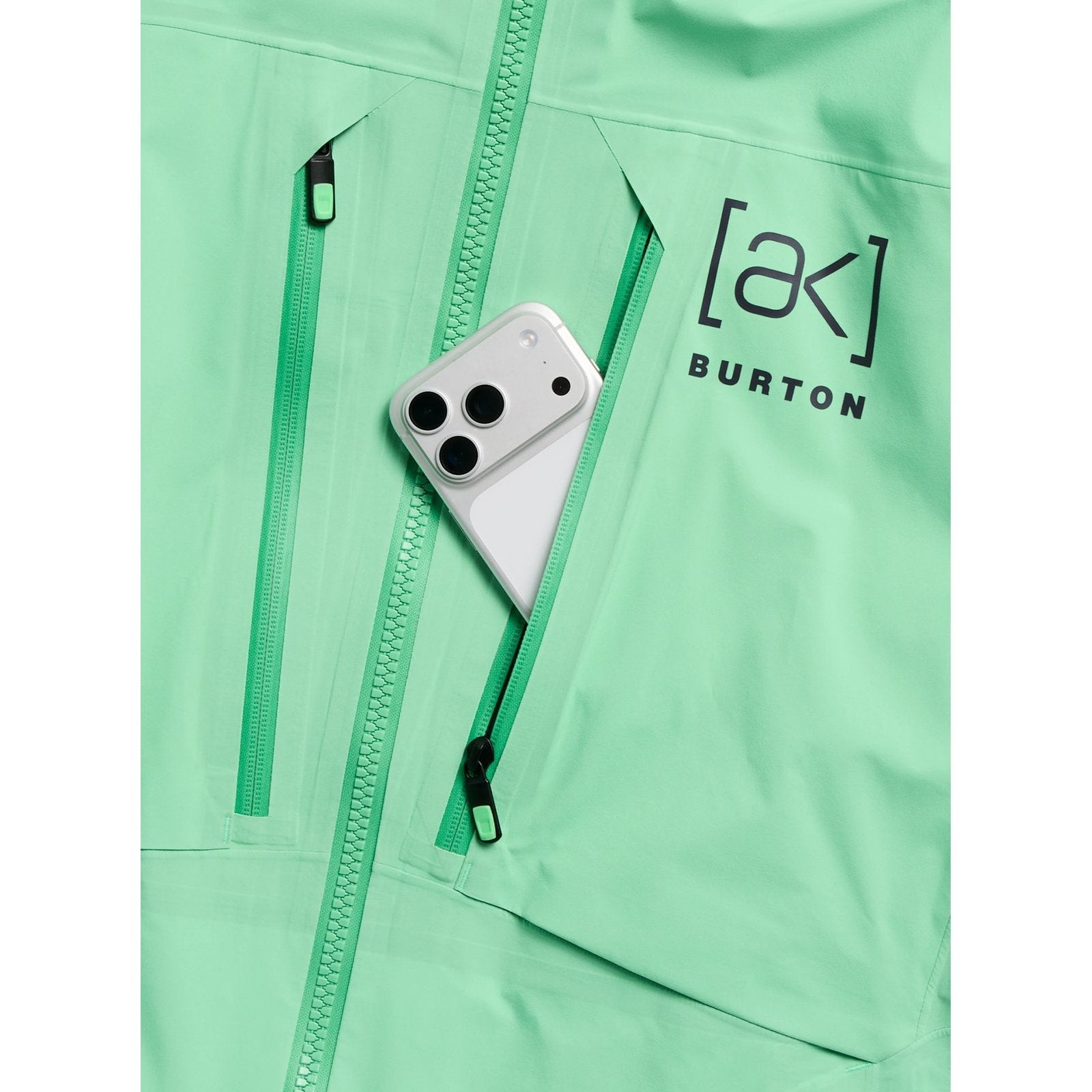 Mens [Ak] Hover Gore-Tex C-Knit 3L Stretch Jacket Green Voltage - Image 35
