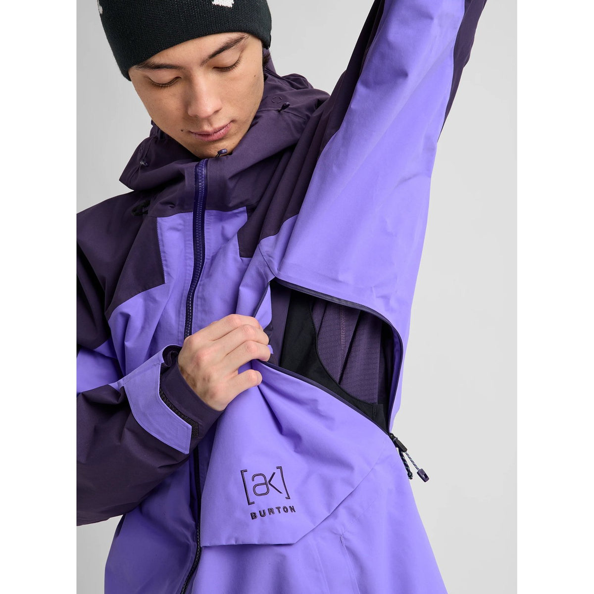 Mens [Ak] Cyclic Gore-Tex 2L Jacket Nightshade Purple / Purple Voltage - Image 36