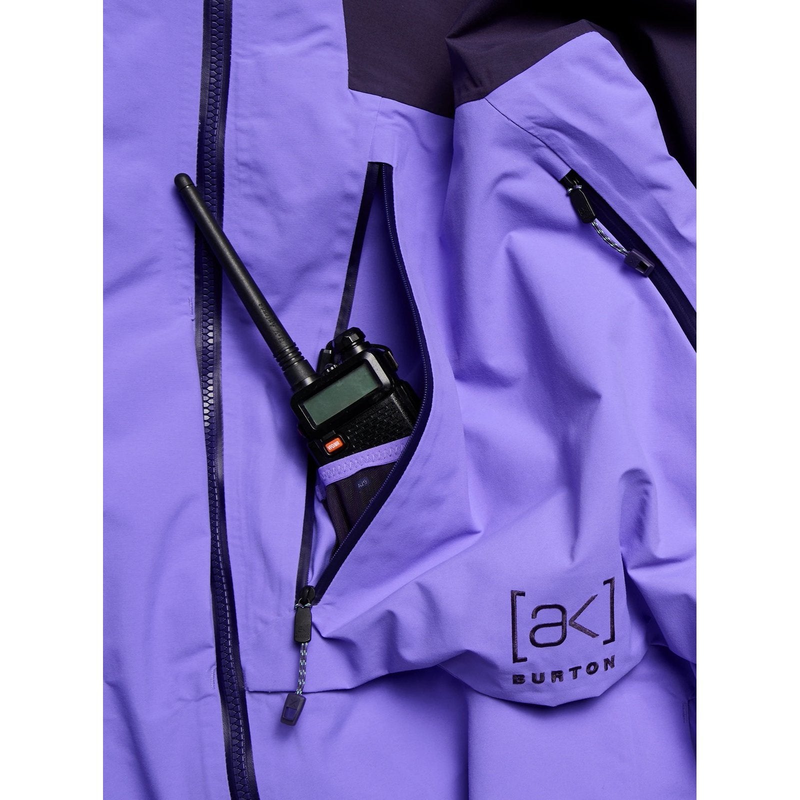 Mens [Ak] Cyclic Gore-Tex 2L Jacket Nightshade Purple / Purple Voltage - Image 38
