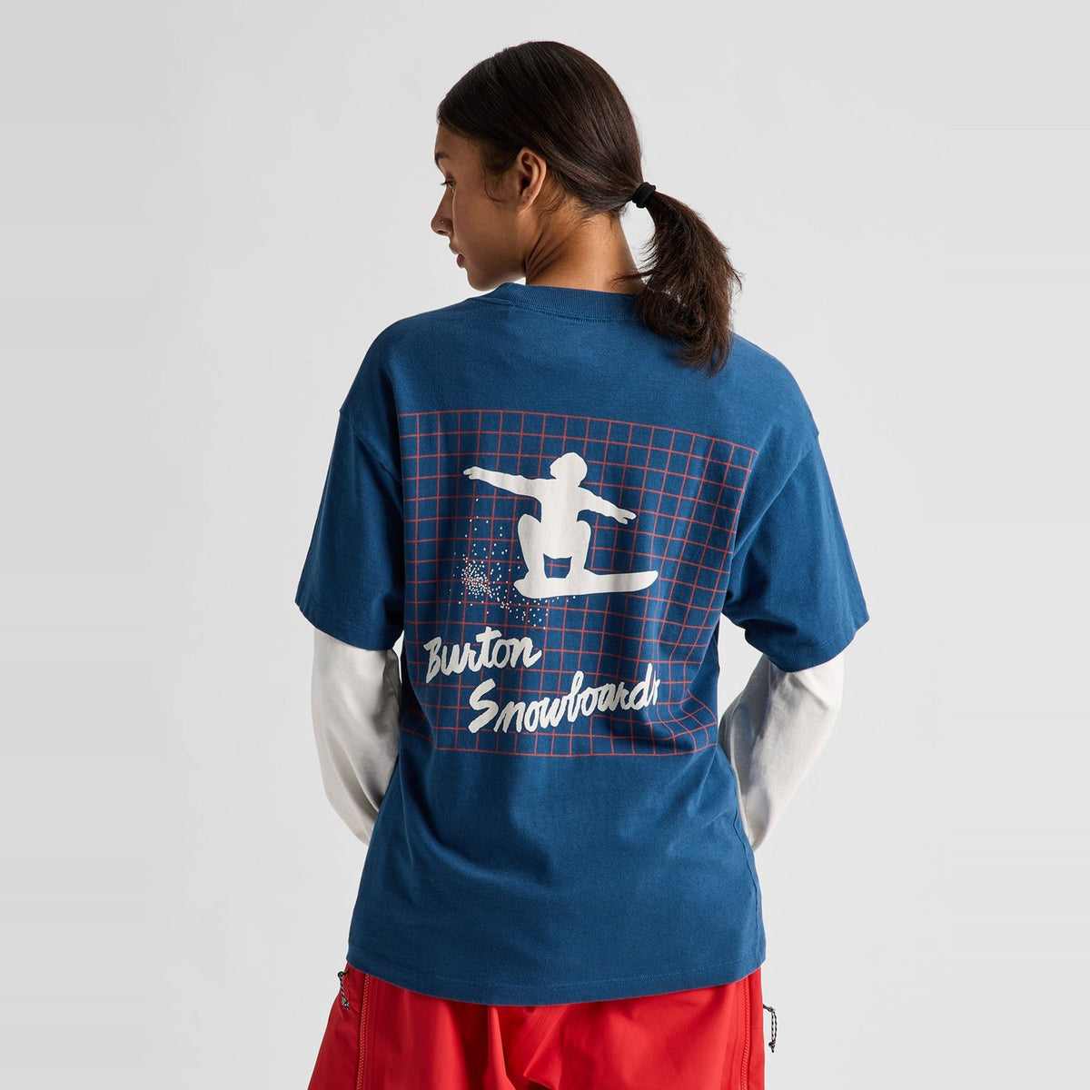 50th 83 Squared Short Sleeve T-Shirt Selvedge Blue - Image 3