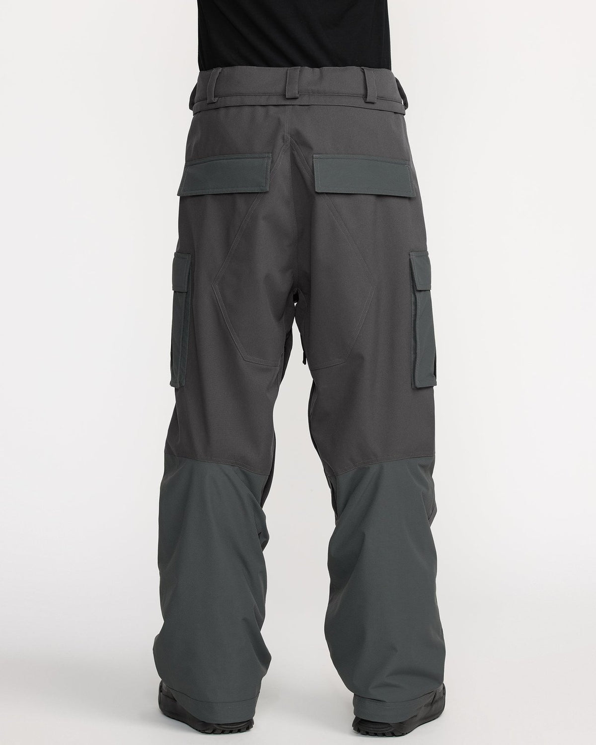 Mens Nwrk Baggy Pant Dark Grey - Image 3