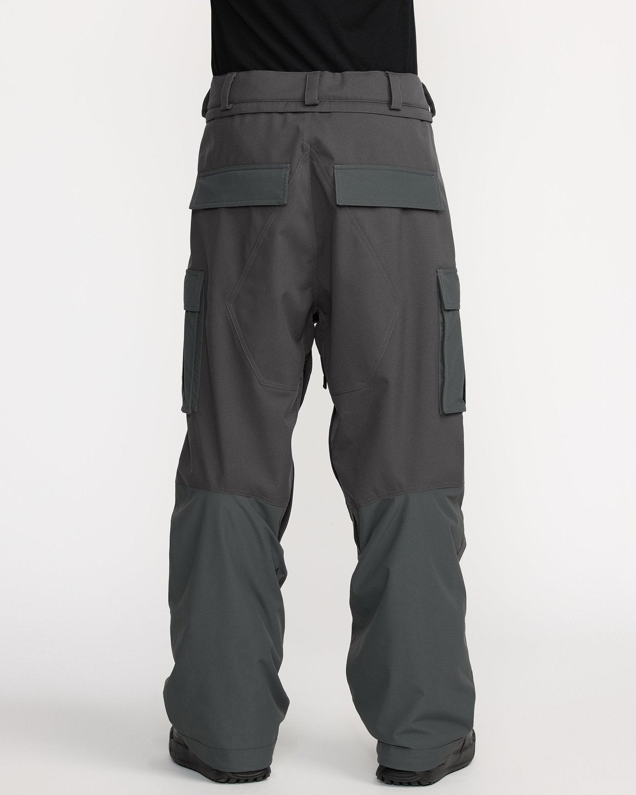 Mens Nwrk Baggy Pant Dark Grey - Image 3