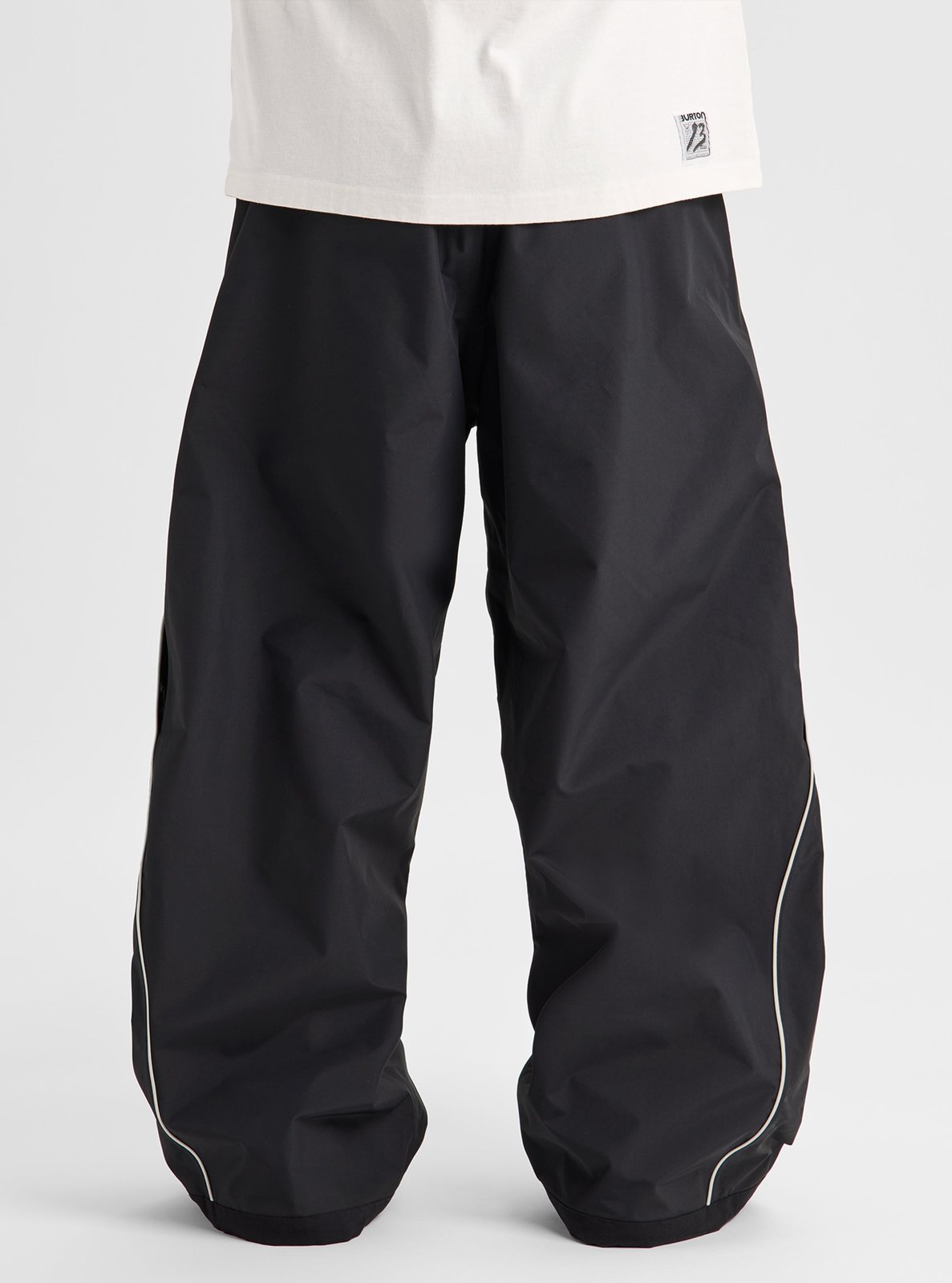 Mens 2L Baggy Simple Pants True Black - Image 3
