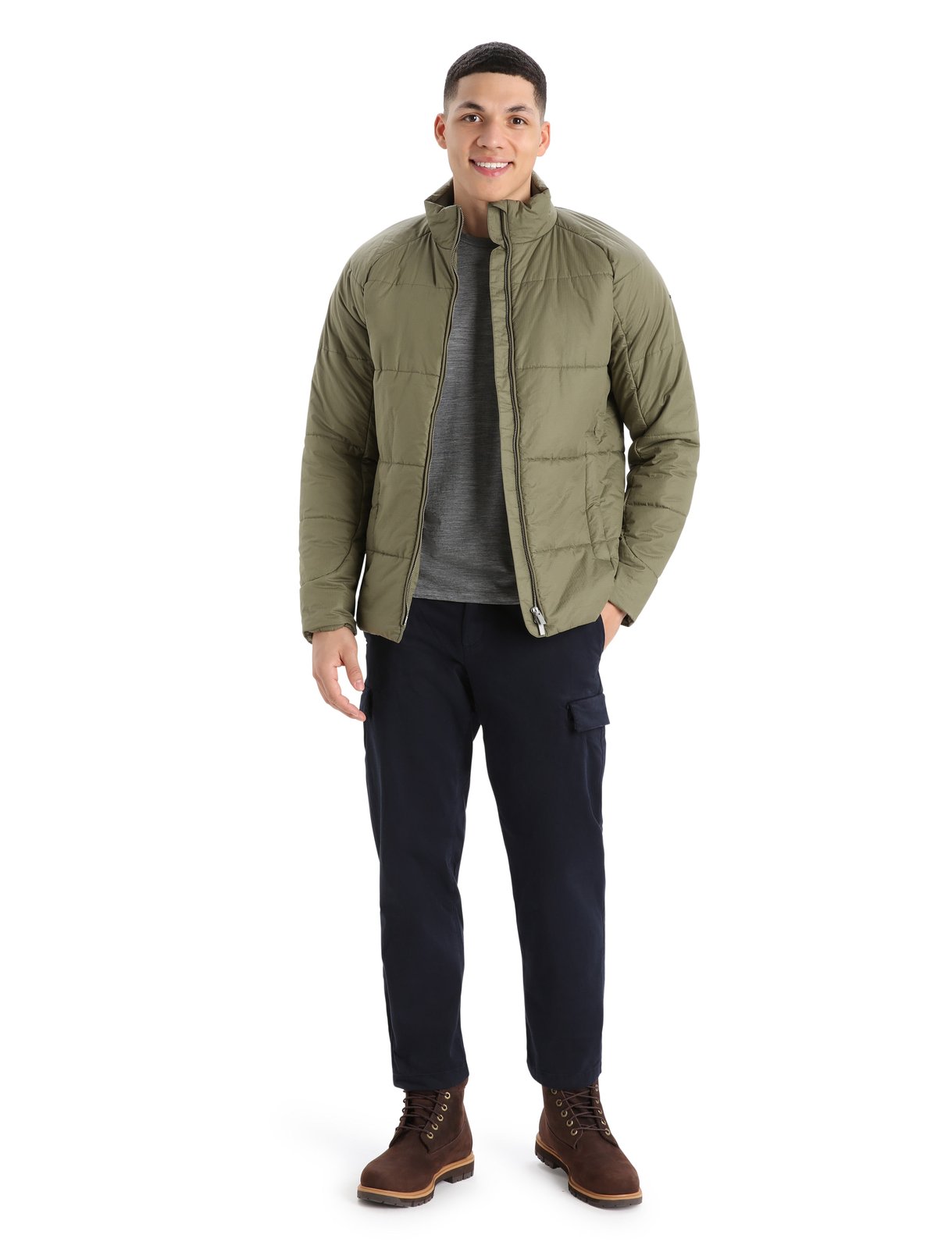 Mens MerinoLoft Collingwood II Jacket Loden - Image 3