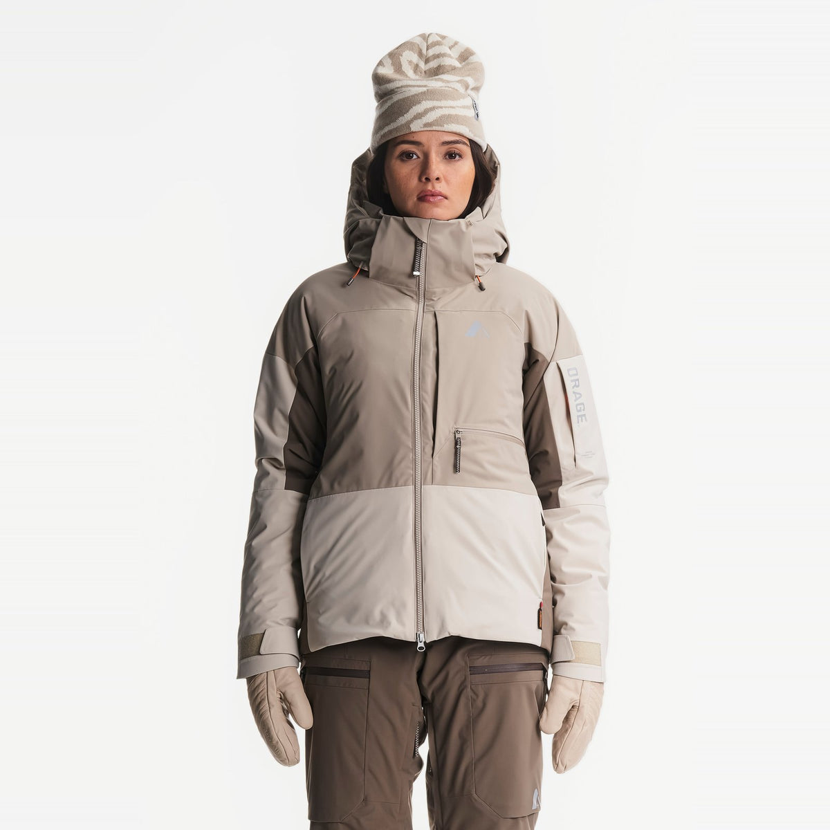 Womens Glades Hybrid Insulated Jacket Scree - Image 3