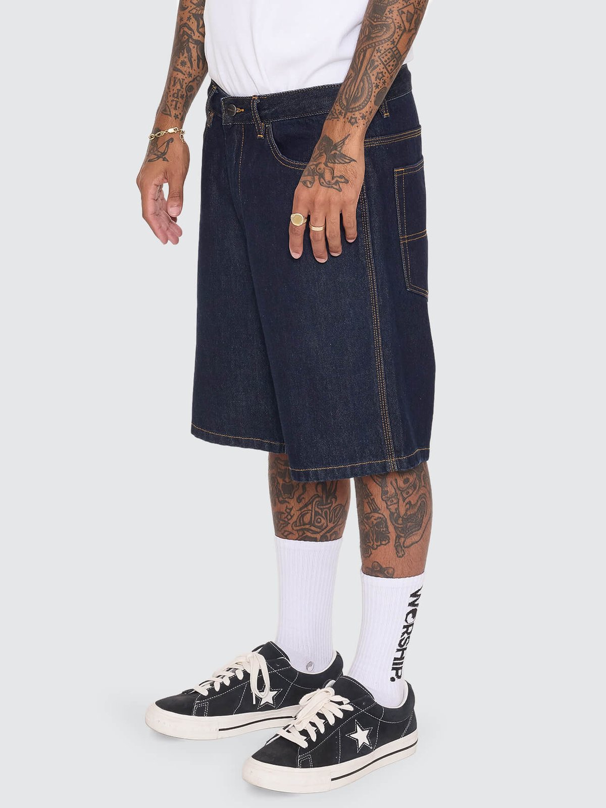 Carpenter Jean Short Raw Indy - Image 3