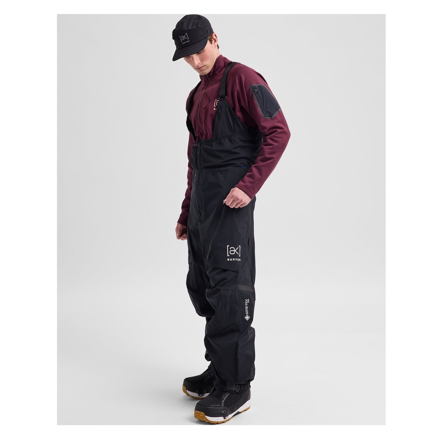 Mens [Ak] Acamar Gore-Tex Pro 3L Bib Pants True Black - Image 3