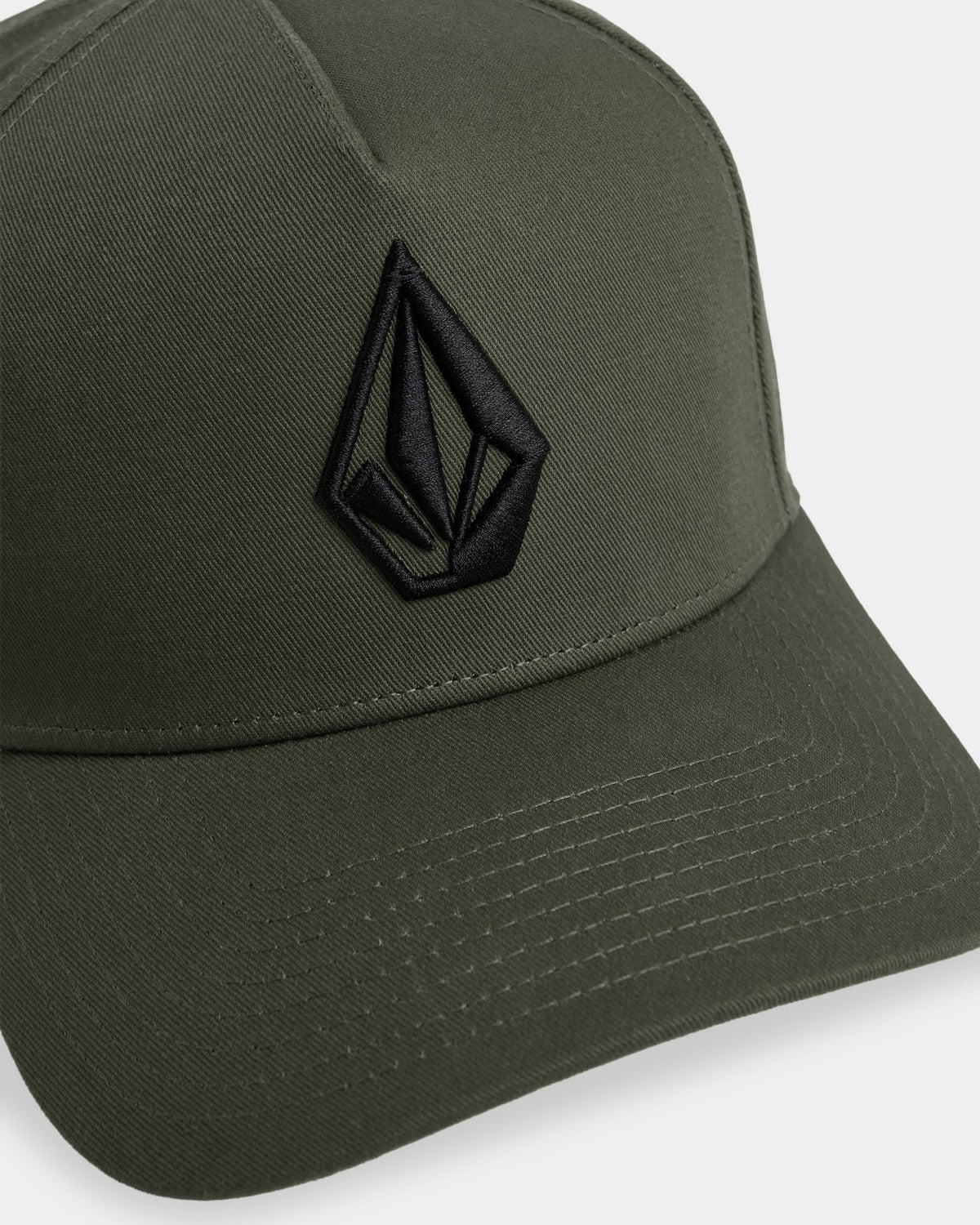 Mens Embossed Stone Flexfit Cap Squadron Green - Image 3